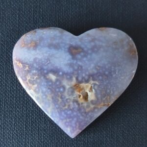 Heart-Shaped Purple Stone